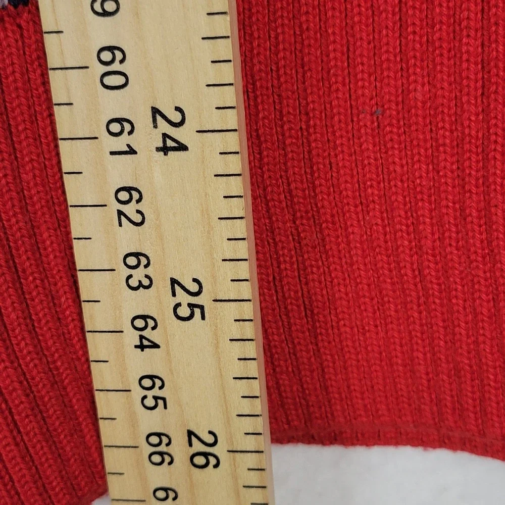 Charter Club Plaid Sweater Womens Size XL Red White Green Christmas Cozy